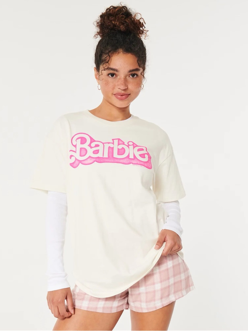 Hollister Oversized Barbie Graphic Tee Woman’s Size - XS NWT